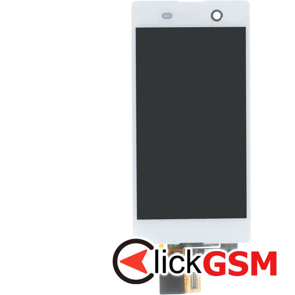 Piesa Display Cu Touchscreen Alb Sony Xperia M5 4v3k