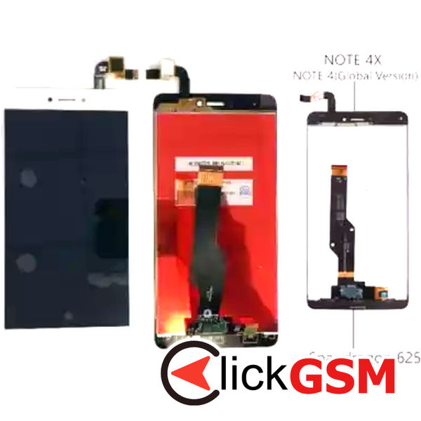 Piesa Piesa Display Cu Touchscreen Alb Xiaomi Redmi Note 4x 3a8h