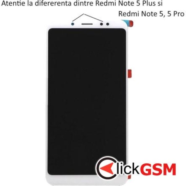 Piesa Display Cu Touchscreen Alb Xiaomi Redmi Note 5 Pro 3wr