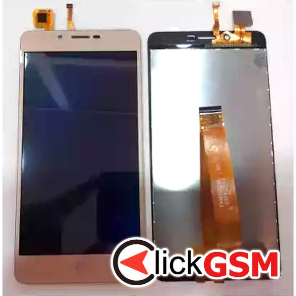 Piesa Piesa Display Cu Touchscreen Auriu Leagoo Kiicaa Power Lip