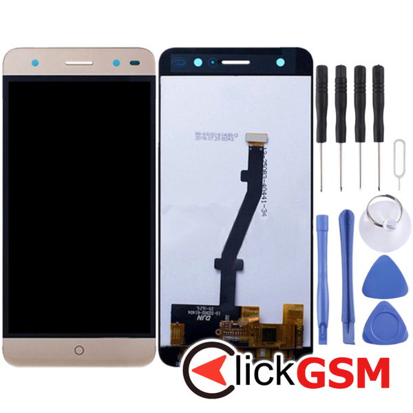 Piesa Display Cu Touchscreen Auriu Zte Blade V7 Lite 1y4b