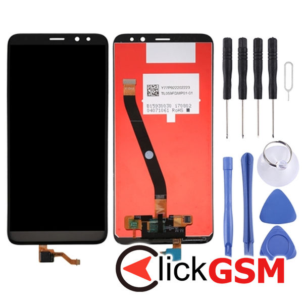 Piesa Piesa Display Cu Touchscreen Black Huawei Mate 10 Lite 2atx