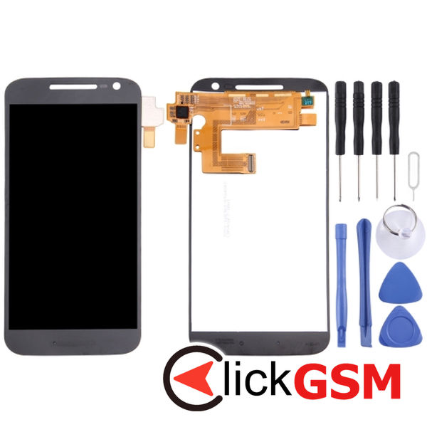 Piesa Display Cu Touchscreen Black Motorola Moto G4 22to