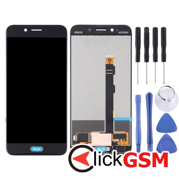 Piesa Display Cu Touchscreen Black Oppo R9s 32e4