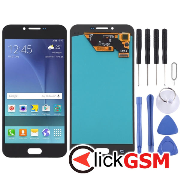 Piesa Display Cu Touchscreen Black Samsung Galaxy A8 4o5h