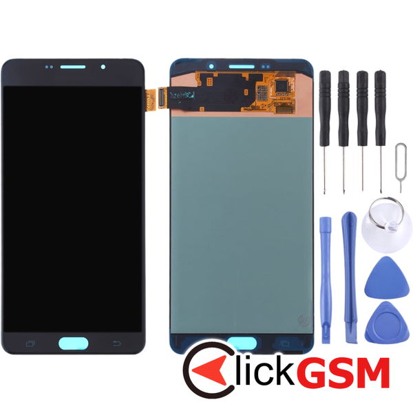 Piesa Display Cu Touchscreen Black Samsung Galaxy A9 Pro 2016 4eog