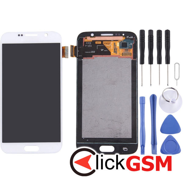 Piesa Display Cu Touchscreen Black Samsung Galaxy S6 4el1