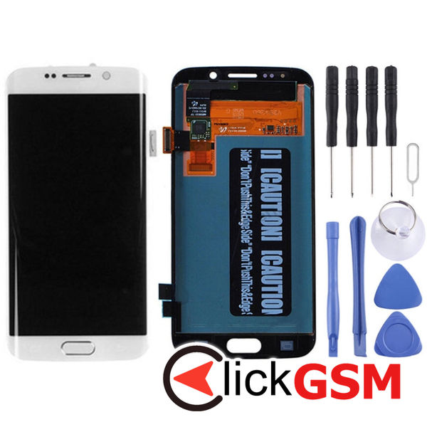 Piesa Piesa Display Cu Touchscreen Black Samsung Galaxy S6 Edge 4el3