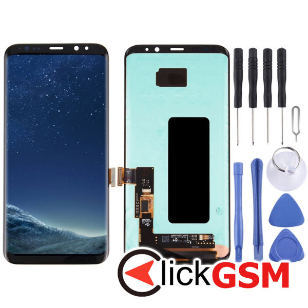 Piesa Piesa Display Cu Touchscreen Black Samsung Galaxy S8.plus 4emm