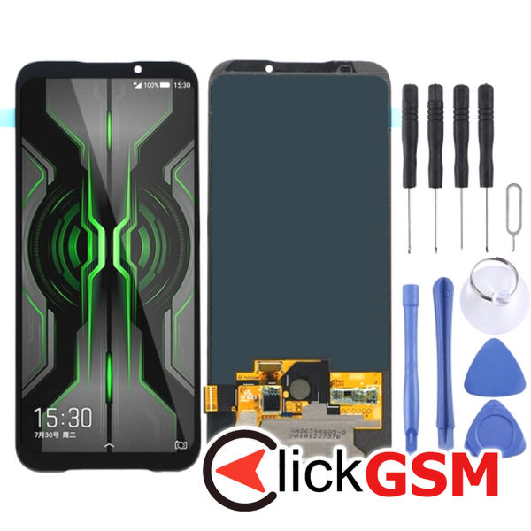 Piesa Piesa Display Cu Touchscreen Black Xiaomi Black Shark 2 Pro 260z