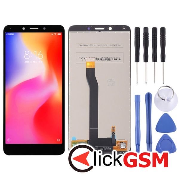 Piesa Display Cu Touchscreen Black Xiaomi Redmi 6 25l7