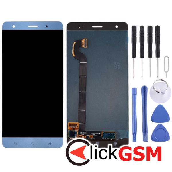 Piesa Piesa Display Cu Touchscreen Blue Asus Zenfone 3 Deluxe 4n66