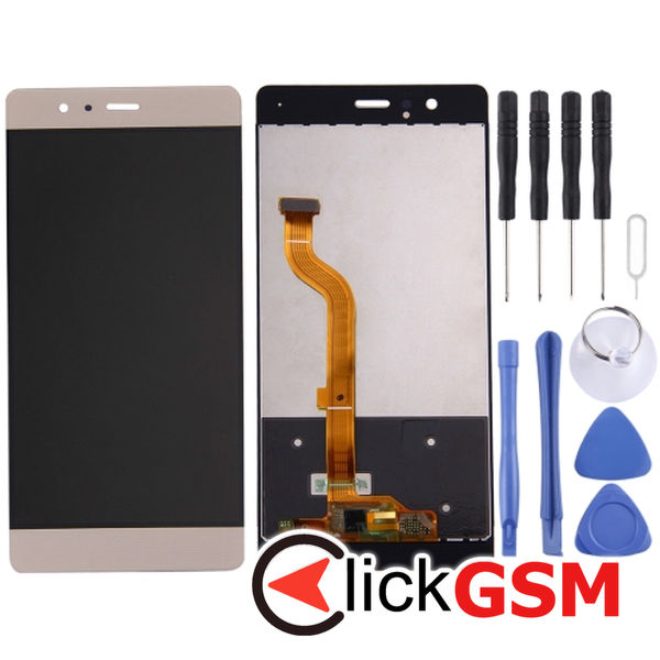 Piesa Piesa Display Cu Touchscreen Gold Huawei P9 4nfz