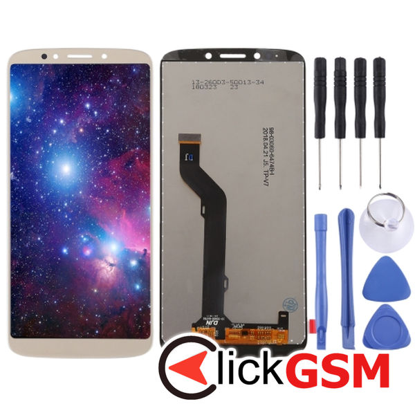 Piesa Piesa Display Cu Touchscreen Gold Motorola Moto E5 Plus 22up