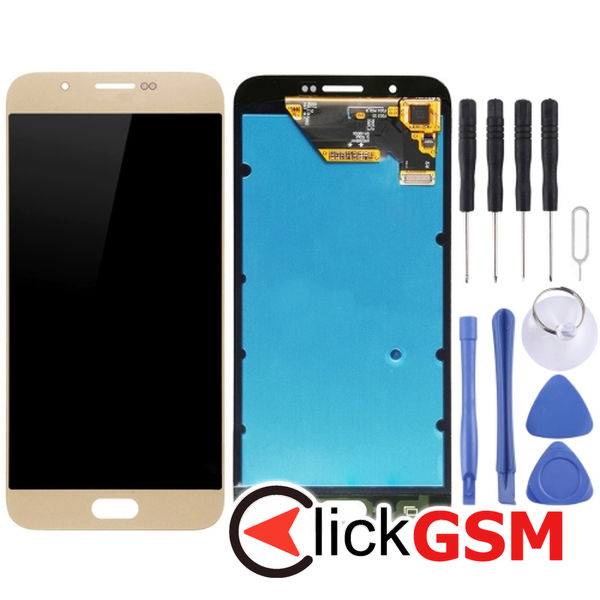 Piesa Display Cu Touchscreen Gold Samsung Galaxy A8 4eoz