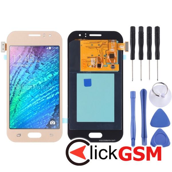 Piesa Display Cu Touchscreen Gold Samsung Galaxy J1 Ace 4o7i