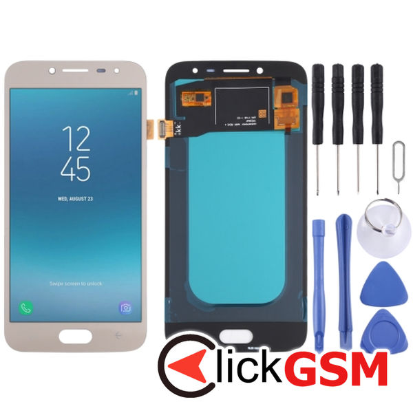 Piesa Display Cu Touchscreen Gold Samsung Galaxy J2 Pro 4f0y