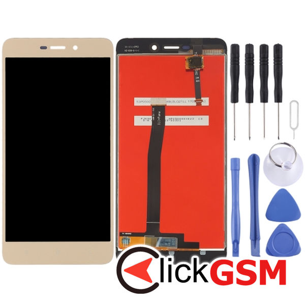 Piesa Display Cu Touchscreen Gold Xiaomi Mi 4s 4p2f