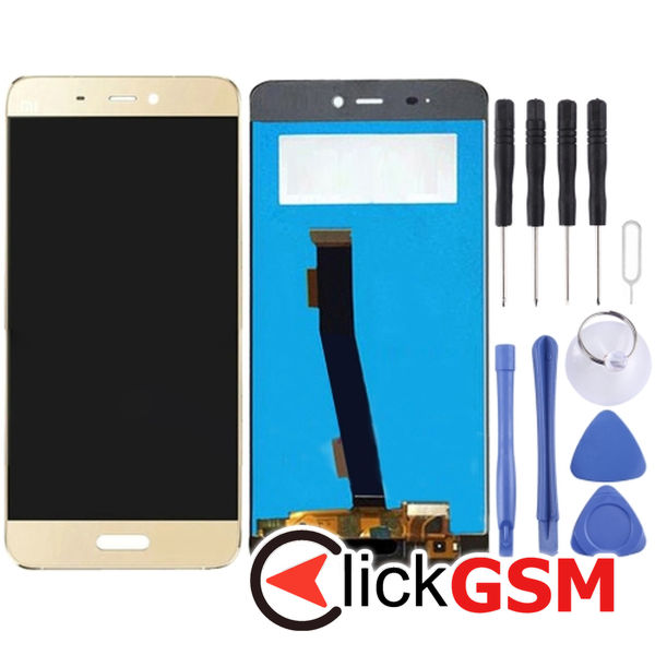 Piesa Piesa Display Cu Touchscreen Gold Xiaomi Mi 5 4p2g