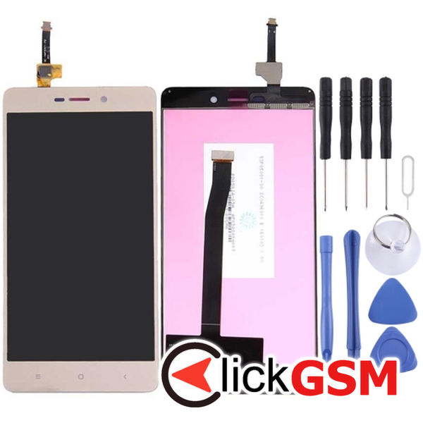 Piesa Piesa Display Cu Touchscreen Gold Xiaomi Redmi 3 4p55