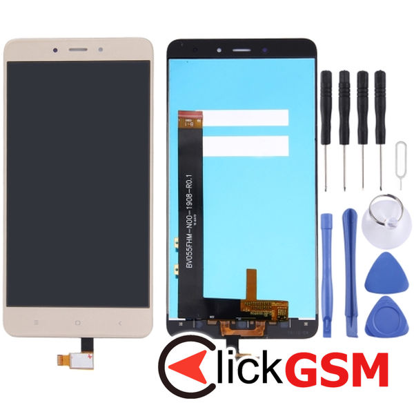 Piesa Piesa Display Cu Touchscreen Gold Xiaomi Redmi Note 4 4p39