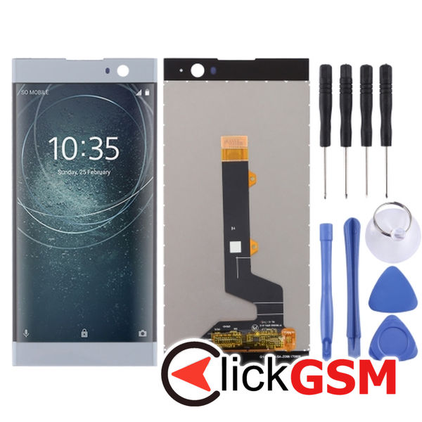 Piesa Piesa Display Cu Touchscreen Grey Sony Xperia Xa2 4ot1