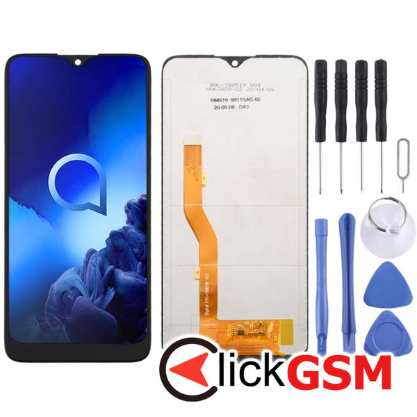 Piesa Piesa Display Cu Touchscreen Negru Alcatel 1se 2020 24d8