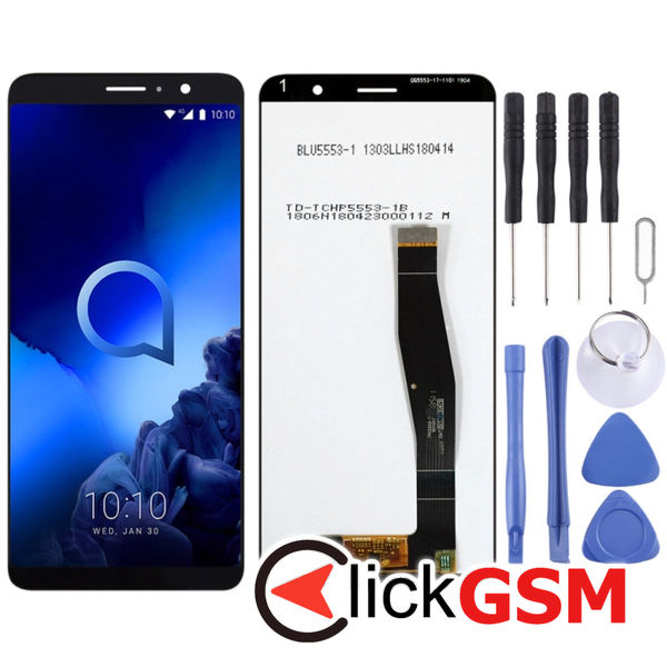 Piesa Display Cu Touchscreen Negru Alcatel 1x 2019 24d5