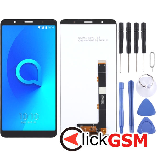 Piesa Display Cu Touchscreen Negru Alcatel 3c 2019 24d0