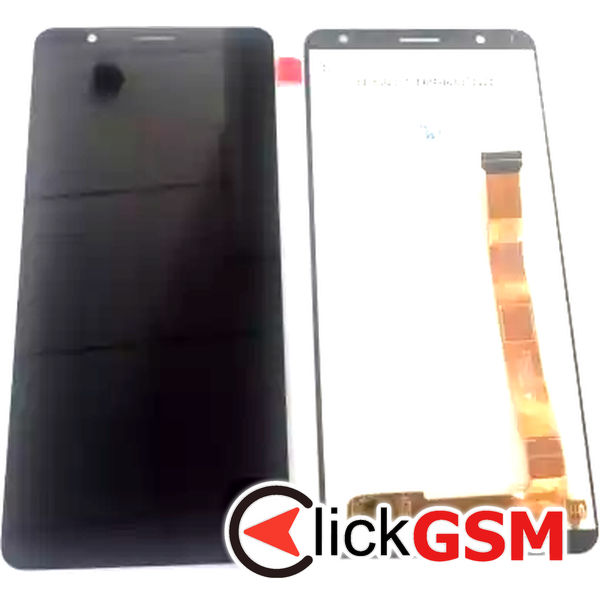 Piesa Display Cu Touchscreen Negru Alcatel 3c 2pr4