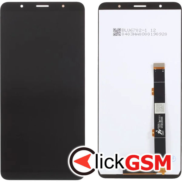 Piesa Piesa Display Cu Touchscreen Negru Alcatel 3c 2zho