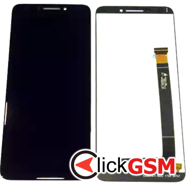 Piesa Piesa Display Cu Touchscreen Negru Alcatel A7 30l7