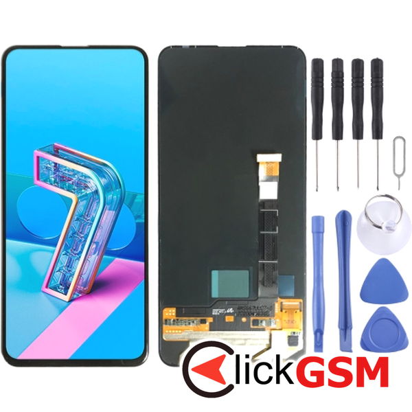 Piesa Piesa Display Cu Touchscreen Negru Asus Zenfone 7 Pro 258h