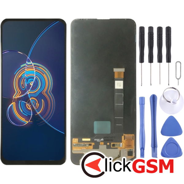 Piesa Display Cu Touchscreen Negru Asus Zenfone 8 Flip 25e3