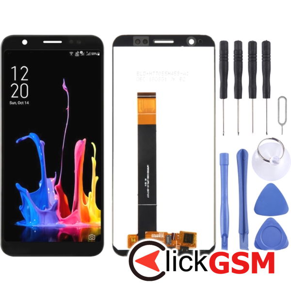 Piesa Display Cu Touchscreen Negru Asus Zenfone Lite L1 25bq