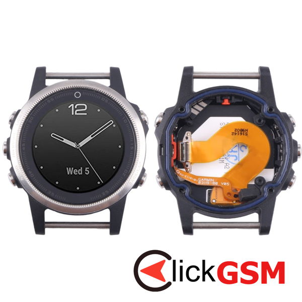 Piesa Piesa Display Cu Touchscreen Negru Garmin Fenix 5s 3g4q