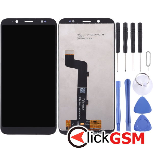 Piesa Piesa Display Cu Touchscreen Negru Htc U12 Life 21ez