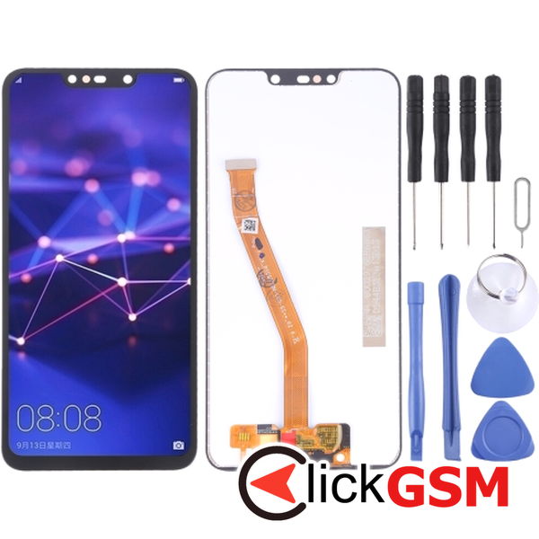 Piesa Piesa Display Cu Touchscreen Negru Huawei Mate 20 Lite 2b4w