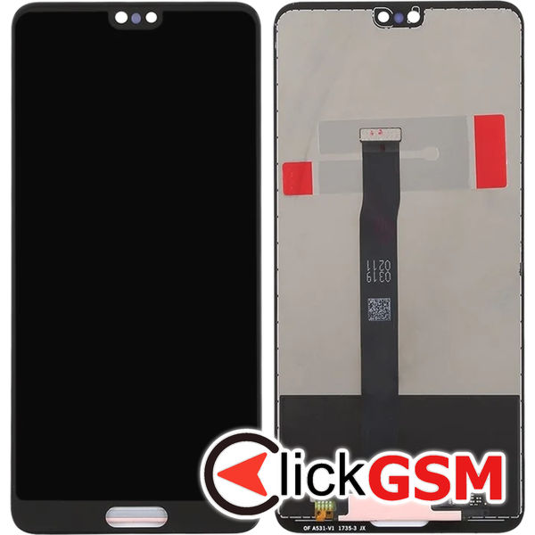 Piesa Piesa Display Cu Touchscreen Negru Huawei P20 4ry4