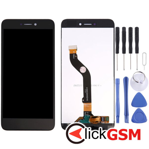 Piesa Piesa Display Cu Touchscreen Negru Huawei P8 Lite 2017 2a3w