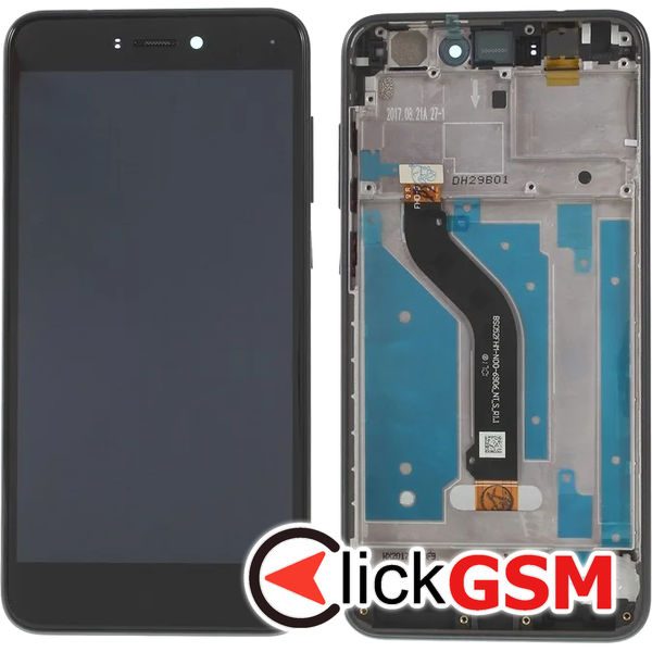 Piesa Display Cu Touchscreen Negru Huawei P8 Lite 2017 4qmk