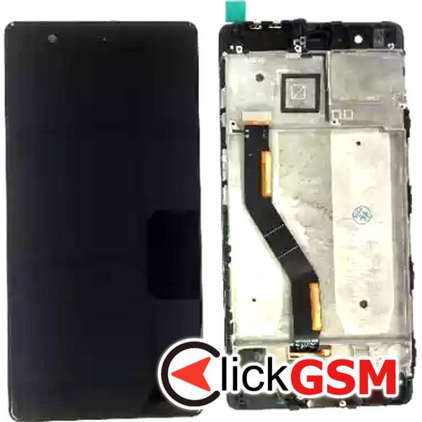 Piesa Piesa Display Cu Touchscreen Negru Huawei P9 Plus 38d