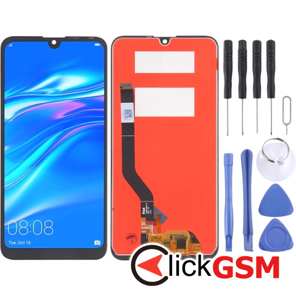 Piesa Piesa Display Cu Touchscreen Negru Huawei Y7 Prime 2019 2f1s