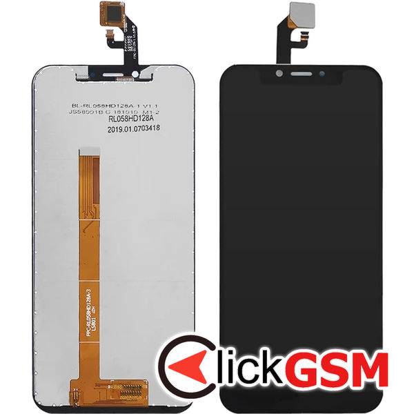 Piesa Piesa Display Cu Touchscreen Negru Leagoo S9 4snr