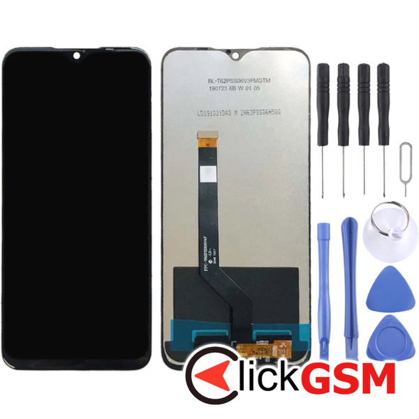 Piesa Piesa Display Cu Touchscreen Negru Lenovo K10 Plus 3dnc