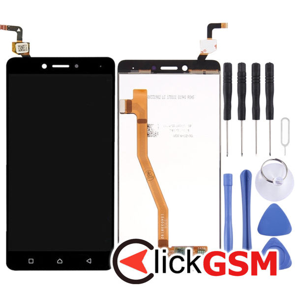 Piesa Display Cu Touchscreen Negru Lenovo K6 Note 244x