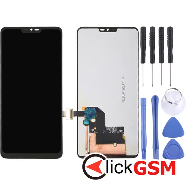 Piesa Piesa Display Cu Touchscreen Negru Lg G7 Thinq 26bk