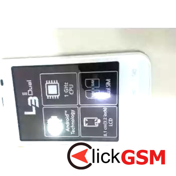 Piesa Piesa Display Cu Touchscreen Negru Lg Optimus L3 Ii 2fmf