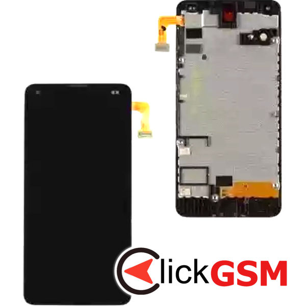 Piesa Piesa Display Cu Touchscreen Negru Microsoft Lumia 550 23zs