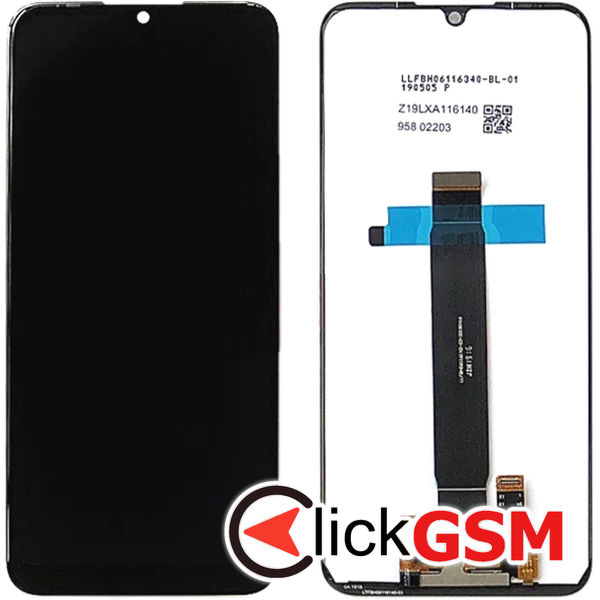 Piesa Piesa Display Cu Touchscreen Negru Motorola Moto E6 Play 4t13